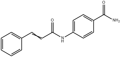 4-(cinnamoylamino)benzamide Struktur