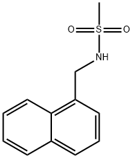 N-(naphthalen-1-ylmethyl)methanesulfonamide Struktur