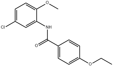 N-(5-chloro-2-methoxyphenyl)-4-ethoxybenzamide Struktur