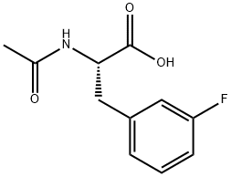 N-乙?；?L-3-氟苯丙氨酸, 330-45-0, 結(jié)構(gòu)式