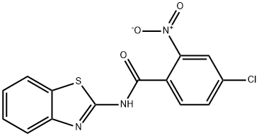 N-(benzo[d]thiazol-2-yl)-4-chloro-2-nitrobenzamide Struktur