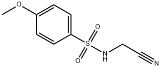 N-(cyanomethyl)-4-(methyloxy)benzenesulfonamide Struktur