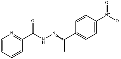 N'-(1-{4-nitrophenyl}ethylidene)-2-pyridinecarbohydrazide Struktur