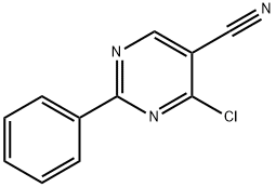 4-Chloro-2-phenylpyrimidine-5-carbonitrile Struktur