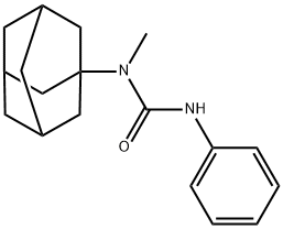 1-(1-adamantyl)-1-methyl-3-phenylurea Struktur