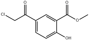 5-(2-Chloro-acetyl)-2-hydroxy-benzoic acid methyl ester Struktur