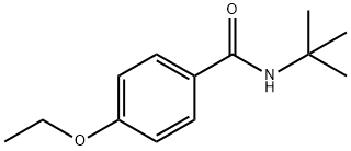 N-tert-butyl-4-ethoxybenzamide Struktur