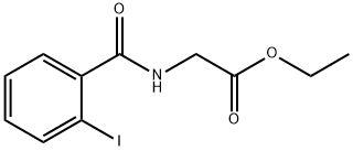 ethyl N-[(2-iodophenyl)carbonyl]glycinate Struktur