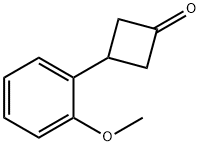 3-(2-methoxyphenyl)cyclobutan-1-one Struktur