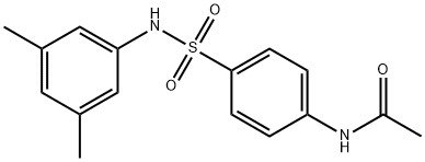 N-(4-{[(3,5-dimethylphenyl)amino]sulfonyl}phenyl)acetamide Struktur