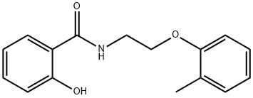 2-hydroxy-N-[2-(2-methylphenoxy)ethyl]benzamide Struktur