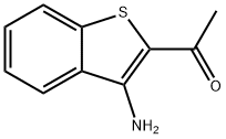 1-(3-Aminobenzo[b]thiophen-2-yl)ethanone Struktur