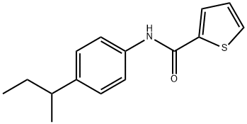 N-[4-(butan-2-yl)phenyl]thiophene-2-carboxamide Struktur