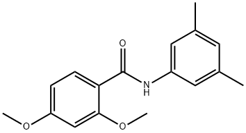 N-(3,5-dimethylphenyl)-2,4-dimethoxybenzamide Struktur