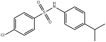 4-chloro-N-(4-isopropylphenyl)benzenesulfonamide Struktur