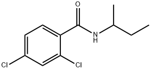 N-(sec-butyl)-2,4-dichlorobenzamide Struktur