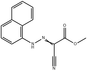 methyl cyano(1-naphthylhydrazono)acetate Struktur