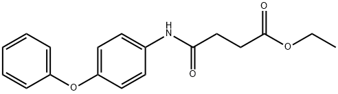 ethyl 4-oxo-4-[(4-phenoxyphenyl)amino]butanoate Struktur