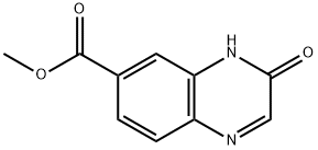 3-Oxo-3,4-dihydro-quinoxaline-6-carboxylic acid methyl ester Struktur