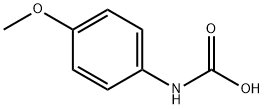 (4-Methoxy-phenyl)-carbamic acid Struktur