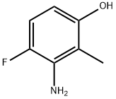 3-Amino-4-fluoro-2-methyl-phenol Struktur