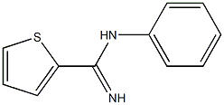 2-Thiophenecarboximidamide, N-phenyl- Struktur