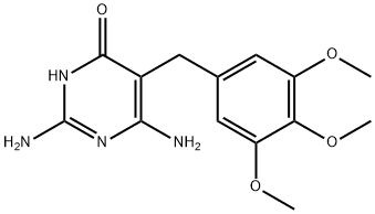 2,6-diamino-5-[(3,4,5-trimethoxyphenyl)methyl]-1H-pyrimidin-4-one