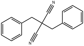 2,2-dibenzylmalononitrile Struktur