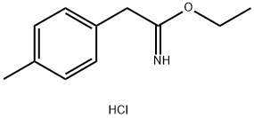 ethyl 2-(4-methylphenyl)ethanecarboximidate hydrochloride Struktur