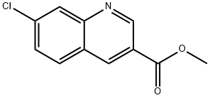 METHYL 7-CHLOROQUINOLINE-3-CARBOXYLATE Struktur