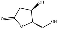 2-deoxy-L-arabinono-1,4-lactone Struktur