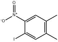 2-Iodo-4,5-dimethylnitrobenzene Struktur