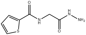 N-(2-hydrazinyl-2-oxoethyl)thiophene-2-carboxamide Struktur