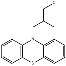 10-(3-CHLORO-2-METHYLPROPYL)-10H-PHENOTHIAZINE Struktur