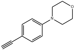 4-(4-ETHYNYLPHENYL)MORPHOLINE Struktur