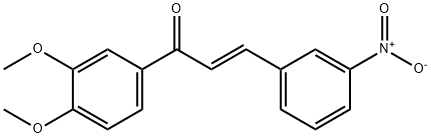 (2E)-1-(3,4-dimethoxyphenyl)-3-(3-nitrophenyl)prop-2-en-1-one Structure