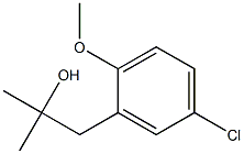 1-(5-CHLORO-2-METHOXYPHENYL)-2-METHYLPROPAN-2-OL Struktur