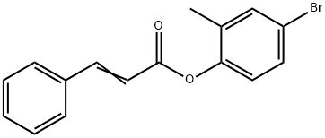 4-bromo-2-methylphenyl 3-phenylacrylate Struktur