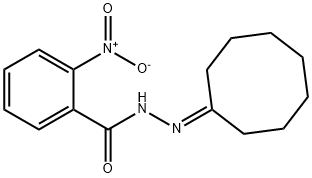 N-(cyclooctylideneamino)-2-nitrobenzamide Struktur