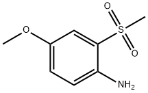 2-methanesulfonyl-4-methoxyaniline Struktur