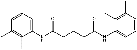 N,N'-bis(2,3-dimethylphenyl)pentanediamide Struktur