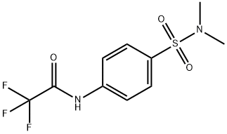 N-[4-(dimethylsulfamoyl)phenyl]-2,2,2-trifluoroacetamide Struktur