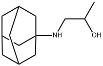 1-(1-adamantylamino)propan-2-ol hydrochloride Struktur