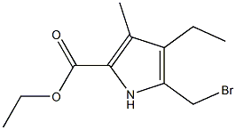 1H-Pyrrole-2-carboxylicacid, 5-(bromomethyl)-4-ethyl-3-methyl-, ethyl ester