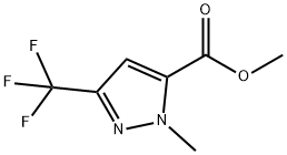 methyl 1-methyl-3-(trifluoromethyl)-1H-pyrazole-5-carboxylate Struktur