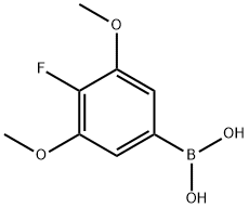 (4-Fluoro-3,5-dimethoxyphenyl)boronic acid Struktur