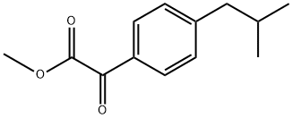 METHYL 2-(4-ISOBUTYLPHENYL)-2-OXOACETATE Struktur