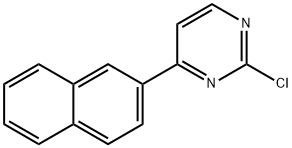 2-chloro-4-(2-naphthyl)pyrimidine Struktur