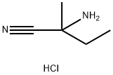 2-AMINO-2-METHYLBUTANENITRILE HCL Struktur