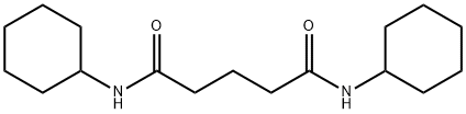 N,N'-dicyclohexylpentanediamide Struktur